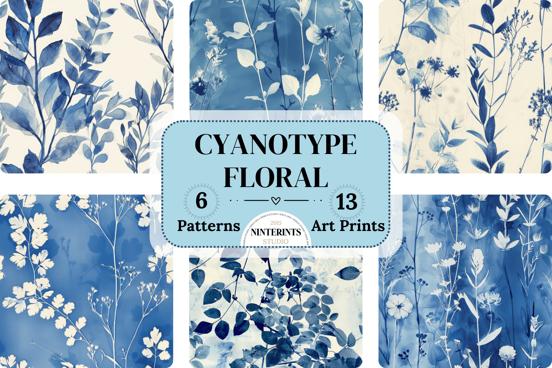 Light Blue Cyanotype Set - image 1